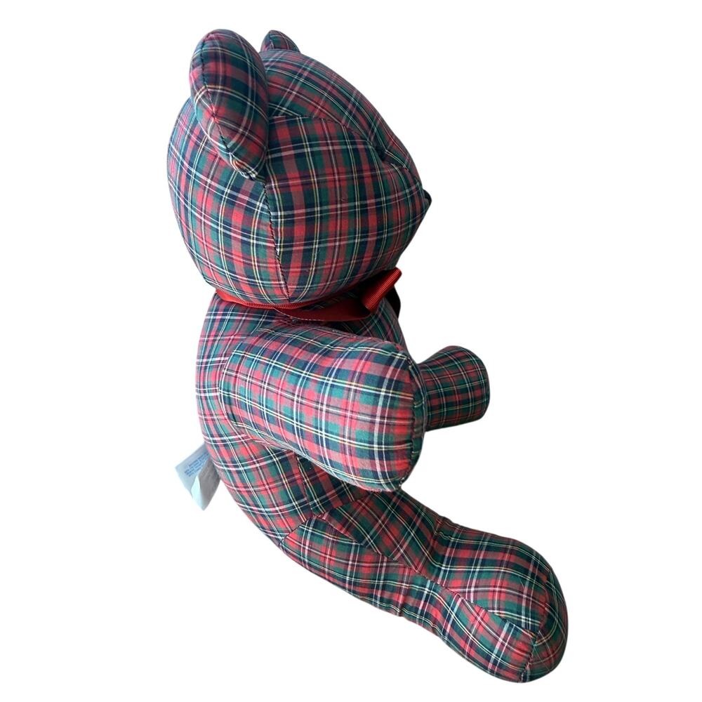 Ralph Lauren Tartan Plaid Teddy Bear Plush Stuffed Animal Collectible 11” - Picture 7 of 9